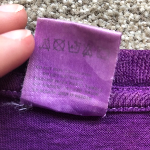 VINTAGE AMERICA’S BEST PRE SHRUNK COTTON PURPLE TIE DYE SINGLE STITCH - Picture 5 of 11